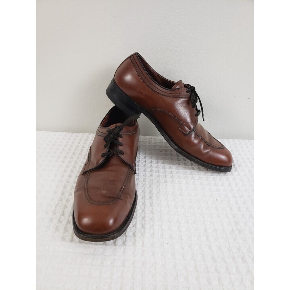 (J5) Mason Chippewa Falls Wis Velvet -eez Mens Shoes Size 9.5 Leather Oxford